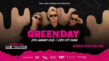 Green Day 2025 live in Dubai