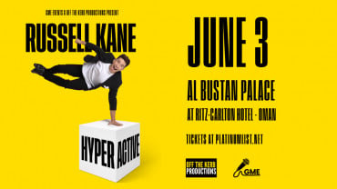 Russell Kane: HyperActive at Al Bustan Palace, A Ritz-Carlton Hotel, Muscat