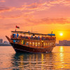 Sunset Sea Cruises with a Restaurant Aboard Al Sindbad Ship